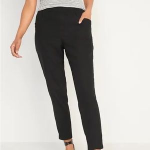 Old Navy Linen Pants Black XL Tall